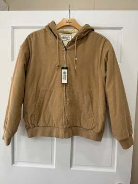 Alpine Design Corduroy Quilted Hooded Jacket
